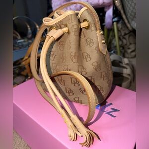 Dooney & Bourke Vintage Mini Drawstring Bucket Bag Made in USA